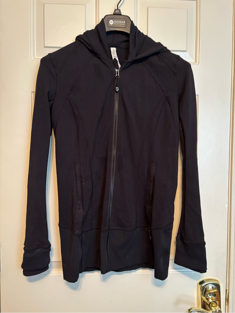 lululemon athletica Black Hooded Full-Zip Jacket - Women's